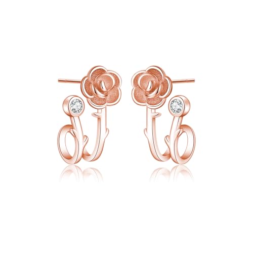 Boucles d'oreilles fleurs argent 925 Reffeer le cadeau idéal pour marquer un anniversaire