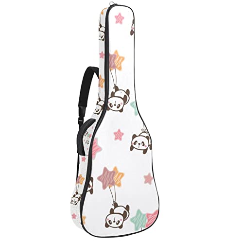 Sac à dos guitare acoustique étanche panda avec organiseur de sac