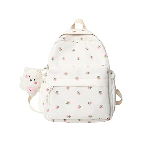 ZFOFLIK Kawaii Floral Backpack for Teen Girls Cover