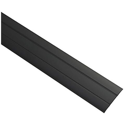 Perfil de transición autoadhesivo de aluminio negro ALPENSTAHL Cover
