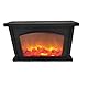 WBTY Simulation Kamin Laterne, Home LED Kunstkamin, USB oder Batterie geladener Tischkamin, dekorativer Kamin, der 3D-Flamme simuliert
