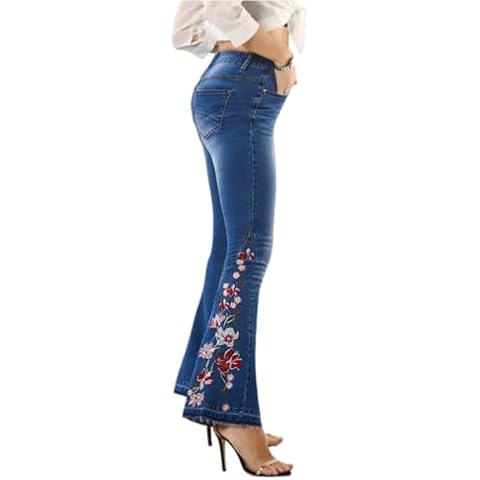 GIIWAKI High Waisted Baggy Flare Jeans Cover