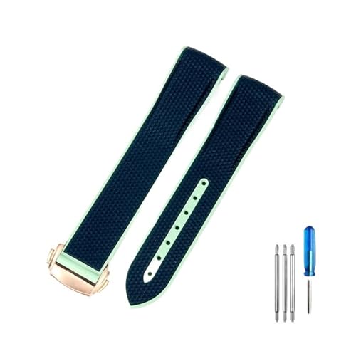 Bracelet silicone 20mm pour Omega Swatch finition premium couleur Agate minérale