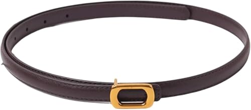 Belts for women, Waist Belt Women' Waist Belts Adjustable Pure Cowhide Versatile Alloy Buckle Skirt Suit Jeans and Slim Waist Belts(Caramel)