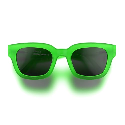Lunettes de soleil carrées Vegas avec charnières à ressort pour un confort durable