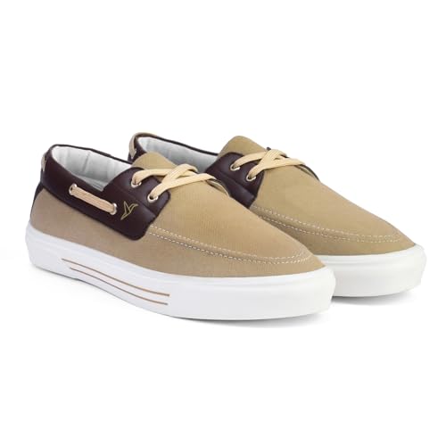 Image of YOHO Sailor Men's Versatile Stylish Breathable Canvas Boat Shoe