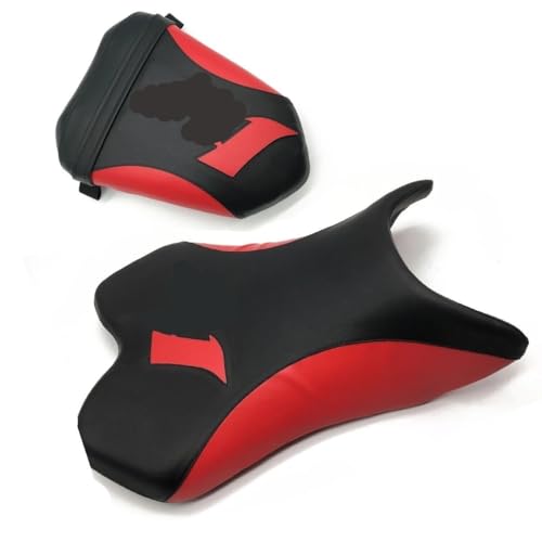 Selle moto avant et arrière noire rouge pour YZF R1 2007-2008