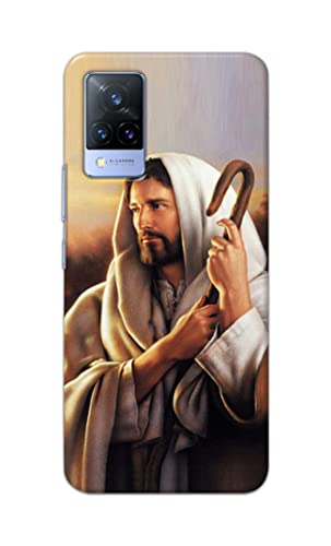 Image of PRINTFIDAA Catholic Image of Jesus Christ from Slovakia Hard Back Cover for Vivo V21 (5G) Back Cover -(P6) KAT1003