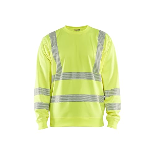 Blaklader Warnschutz-Sweatshirt 3562-2538 - Größe XXL - Hochsichtbares Gelb