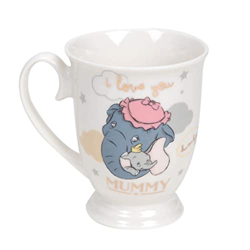 Disney Taza con texto en inglés 'I LOVE YOU MUMMY DUMBO'