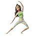 Barbie Made to Move Doll with 22 Flexible Joints & Long Wavy Brunette Hair Wearing Athleisure-wear for Kids 3 to 7 Years Old , Green