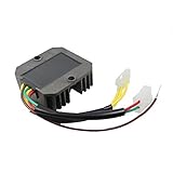 Farbe schwarz XIAOZHENG Motorrad 12V Spannungsregler Gleichrichter für BMW F650GS F650 G650X F800S F800ST F800S für Aprilia Leonardo 250 LC Moto Pegaso 650