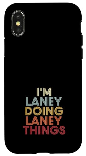 Laney Name Laney Personalized Name First Given �X�}�z�P�[�X iPhone X/XS �p