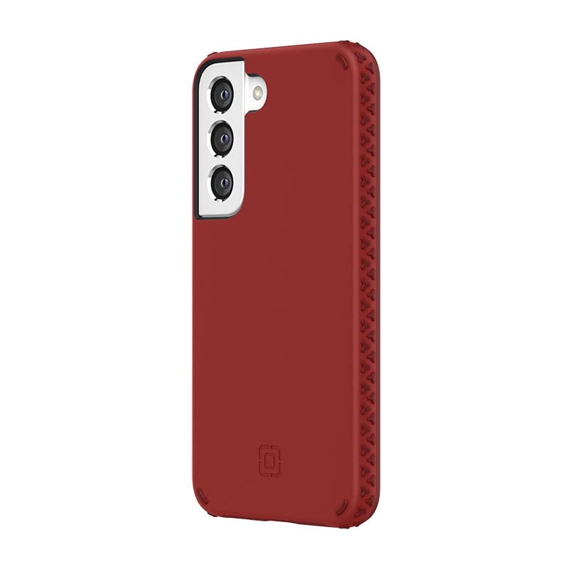 IncipioGrip Series Case for Samsung Galaxy S22, Multi-Directional Grip, 14 ft (4.3m) Drop Protection - Red (SA-2021-RED)