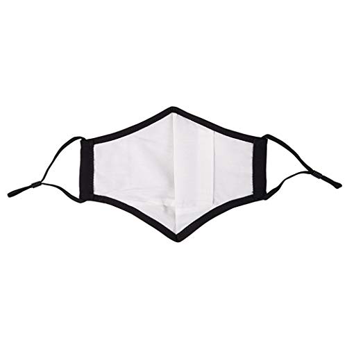 5Pack Kids Cotton Dustproof Reusable Washable Breathable【3 Layers】with Adjustable Metal Nose Bridge for Children with Filter Pocket with 6 Pcs Replacement Filters