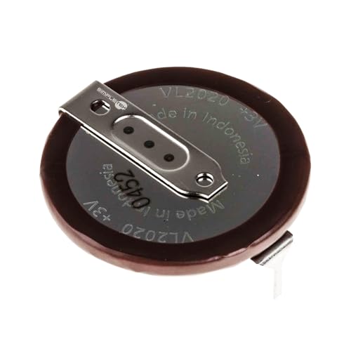 Pile VL2020 rechargeable avec pattes à souder 180 degrés pour clé