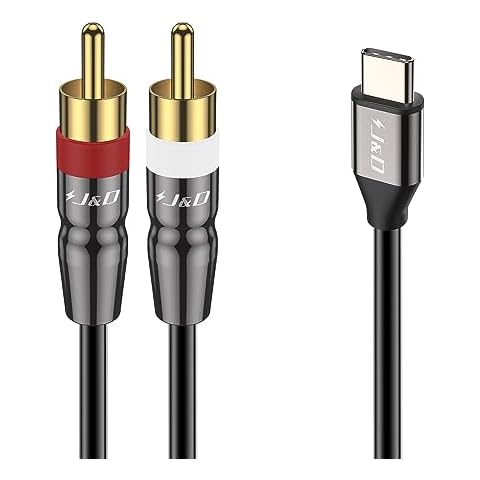 J&D USB C to RCA Audio Cable Cover