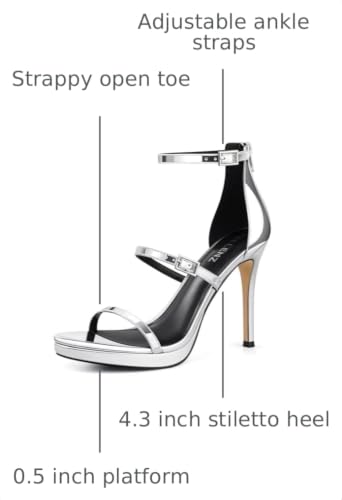 Image of CELLENZ Stiletto Women High Heels: 4.3 Inch Sexy Heel Wear Comfortable | for Formal Dressy Occasion Birthday Night out Wedding Dancing