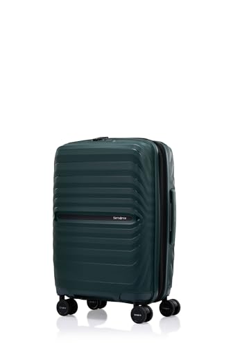 Image of Samsonite Octolite Expandable Neo 68 Cms Small Cabin Polycarbonate Hard Sided 8 Wheel Spinner Luggage /Suitcase /Trolley Bag (Green) (Double Wheel)