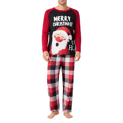 Pyjamas de Noël assortis famille et vêtement de nuit couple