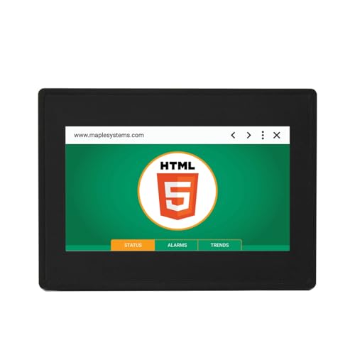 Image of 4.3 inch Capacitive Web HMI Panel, 480x272 Resolution, 1000 nits, C1D2 Rated, WP4043AP, Black