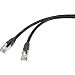 Produktbild Renkforce RF-4538210 RJ45 Netzwerkkabel, Patchkabel CAT 6a S/FTP 50.00 m Schwarz für Außenbereich geeignet 1 St.