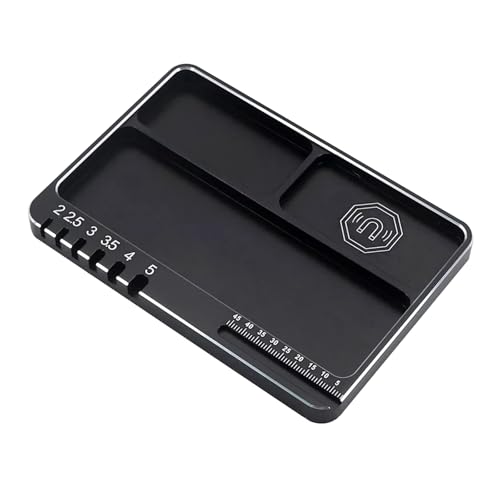 強力な面積と精密測定機能を備えたアルミニウム部品トレイ ネジホルダー 耐腐食性 多機能保管