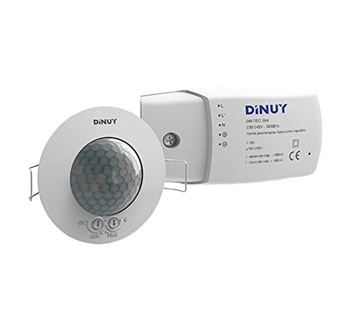 DETECTOR DE TECHO EMPOTRABLE 1 CANAL CON ESCLAVOS