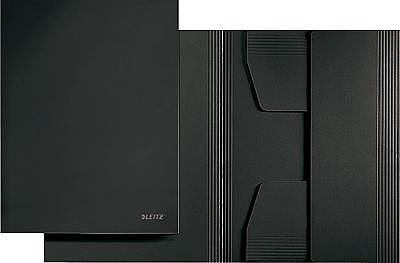 Leitz Jurismappe A4 430g/qm Karton (25er Packung, schwarz)