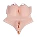 U-CHARMMORE B-G Cup Réaliste Faux Seins en Silicone Artificielle Poitrine Forme 3 Couleurs pour Hommes et Femmes Drag Queen Crossdresser Transgenre (C-Cup, 1 Blanc Ivoire)