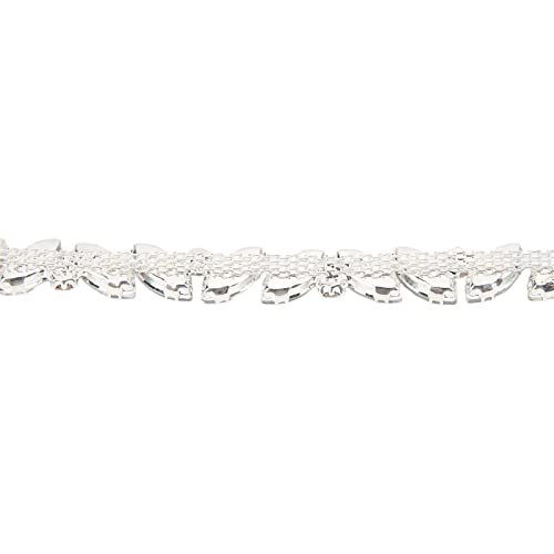 Cadena de diamantes de imitación para arreglar ropa y bisutería DIY de forma fácil 8
