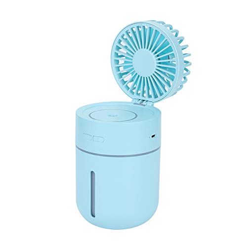 Preisvergleich Produktbild Steellwingsf Mini USB wiederaufladbare Handheld Kühlventilator Nebel Spray Luftbefeuchter Kühler - blau