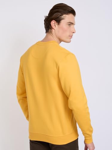 Image of Park Avenue Men Full Sleeve Slim Fit Print Pattern Cotton Polyester Blend Regular Neck Regular Neck Casual Sweatshirt