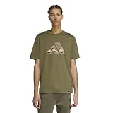 アディダス 半袖 Tシャツ カモ ロゴ Tシャツ メンズ JXY26 オリーブストレータ (KA7131) S