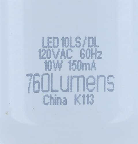 Ge Lighting 79369 Led Bright Stik 10-Watt (60-Watt Replacement), 760-Lumen Light Bulb With Medium Base, Daylight, 1 Box (3 Bulbs Total) #TOP4