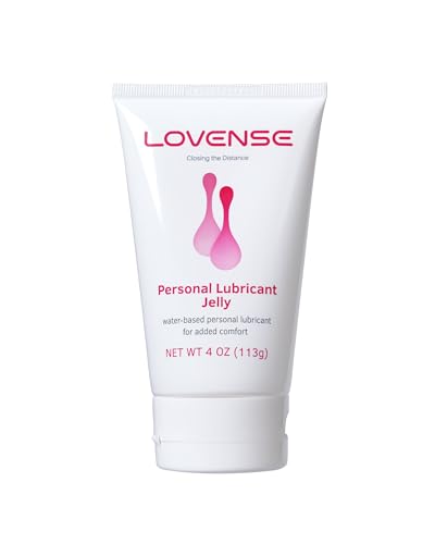LOVENSE Personal Lubricant Jelly, Privacy Water-Based Lube Long Lasting Lubrication for Men, Women and Couples 4 Oz (Pack of 1)