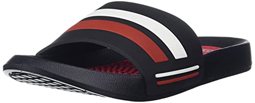 Image of mens Cl-f-m-202 grey /Red /Black Slipper