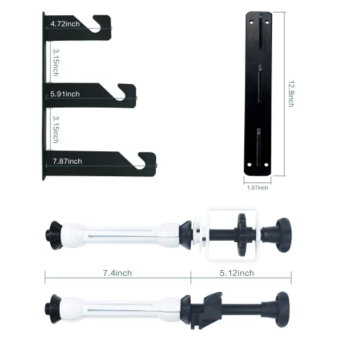 Backdrop Wall Mount, Zbww Backdrop Roller System, Photography 3 Roller Wall Mounting For Photo Studio, Living Streaming #TOP3