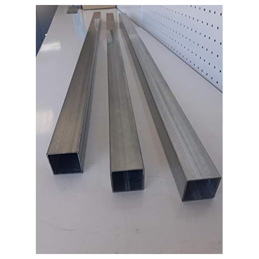 Tubo de hierro galvanizado cuadrado espesor 1,5mm (40mm x 40mm LARGO 2000mm)