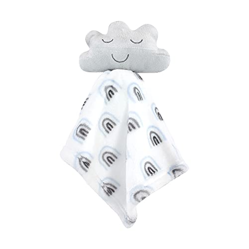 Image of Hudson Baby Unisex Baby Animal Face Security Blanket, Star Moon, One Size