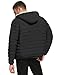 Calvin Klein Men's Mid-Weight Sherpa Lined Puffer Jacket, Sherpa Lined, Ebony, X-Large