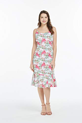 Image of Matchable Family Hawaiian Luau Men Women Girl Boy Clothes in Flamingo in Love