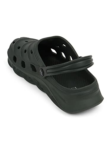 Image of Carlton London Men's Solid Comfortable Clogs with Backstrap