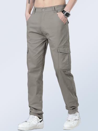 Image of TOPLOT Men's Cargo Pant | Multi-Pocket Functional Design | Durable Build with Comfortable Fit | Utility Style for Everyday Wear | Easy Movement Structure | Casual, Outdoor Activities & Travel (5212)