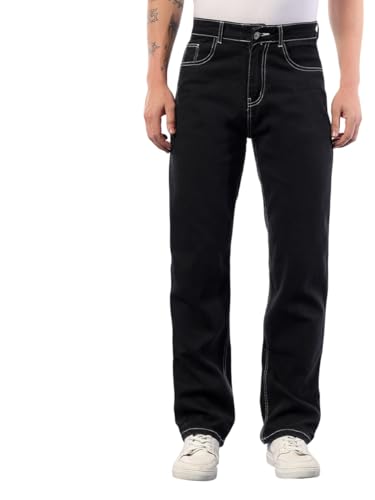 Image of KOTTY Mens Solid Black Wash Coin Pocket Jeans