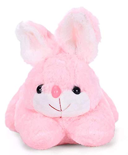 Image of Inky Ponky 25 cm Pink Rabbit Soft Toy | Super Soft & Adorable Bunny Plush for Kids | Premium Polyester | Perfect for Baby Showers, Birthdays & Festive Gifting