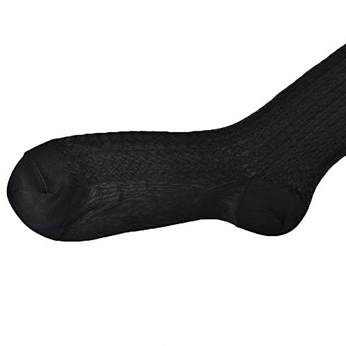 Men's Ice Silk Thin Business Thin Formal Dress Sheer Transparent Socks3