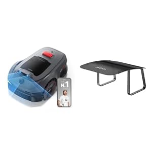 MOVA ViAX 500 Mähroboter mit Garage, Empf. 600 m², KI-gestützte Kartierung, 360°-LiDAR & Dual-KI-Vision, intelligente Hindernisvermeidung, U-Fahrbahn, Kantenschnitt, App-Steuerung
