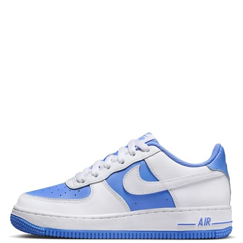 Kids Nike Air Force 1 'White/Royal Pulse' - HV0936-100