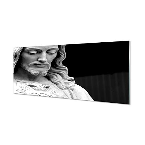 Impression sur verre 125x50cm Jésus-Christ Tulup image décorative murale religion chambre